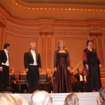 In concert at Carnegie Hall